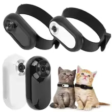 Cámara portátil para mascotas HD 1080p, grabadora desmontable para mascotas, antivibración, vista para perros y gatos, Collar de cámara para pulgar, alta definición para exteriores